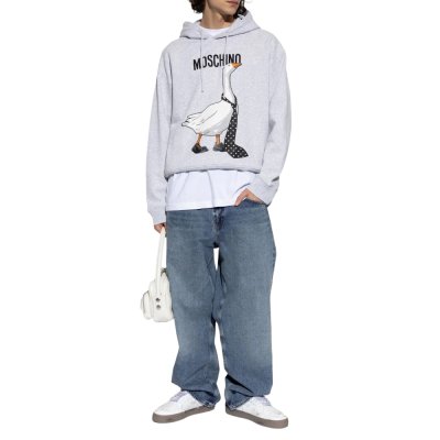 THE GOOSE-PRINT HOODIE